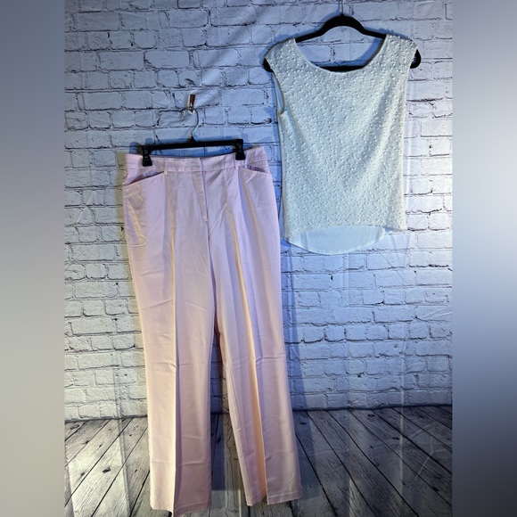 New York & Co. Ladies light pink pants. Size 10 tall.inseam 33 1/2 - Picture 7 of 7